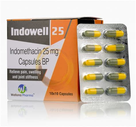 Indomethacin Capsules Manufacturer & Supplier India.