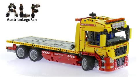 Lego Technic 8109 Flatbed Truck - Lego Speed Build Review - YouTube