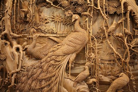 The Exquisite Detail of Traditional Chinese Dongyang Wood Carving ...