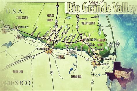 Map Rio Grande Valley Texas - Share Map