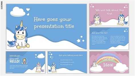 50+ Unicorn powerpoint background Templates for Professional Look