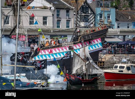 Brixham, UK. 29th Apr, 2023. Thousands of people, most dressed as ...