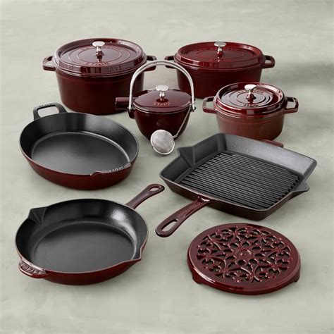 Staub Cast-Iron 12-Piece Cookware Set | Williams Sonoma