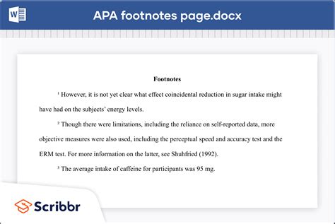 APA Footnotes | Format & Examples