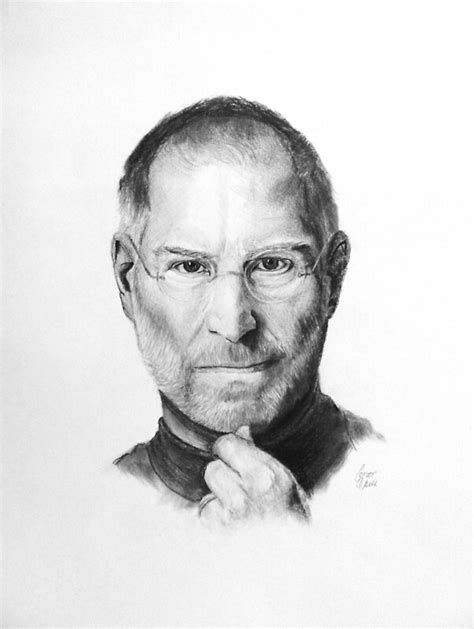 "Steve Jobs Pencil Drawing" Framed Prints by oneillartdesign | Redbubble