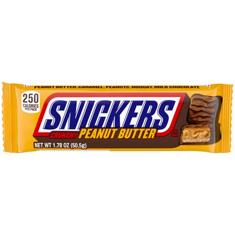 SNICKERS Peanut Butter Squared Singles Size Chocolate Candy Bar, 1.78 ...