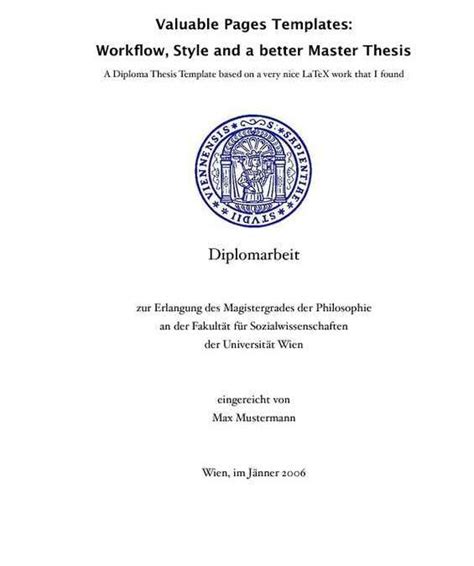 Collegiate Thesis Paper with Quotes (German) • iWorkCommunity