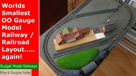 Worlds Smallest OO Gauge Model Railway / Railroad Layout..... again! - YouTube