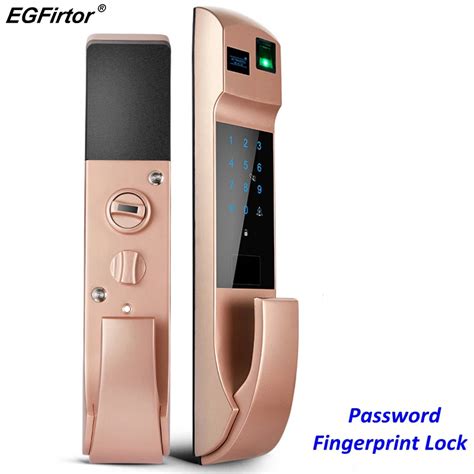 5 In 1 Biometric Smart Fingerprint Lock Digital Electronic Door Lock For Fingerprint ...