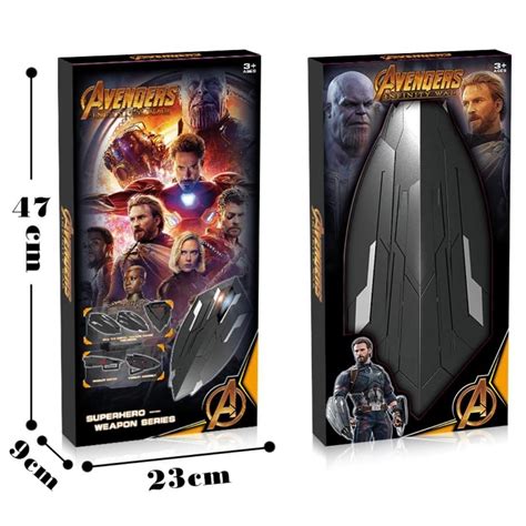 Marvel The Avengers - Captain America Wakanda Plastic Shield with Lights (Preorder), Everything ...