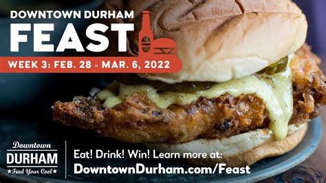 Downtown Durham, Inc. on Twitter: "Eating or drinking downtown this weekend (maybe during # ...