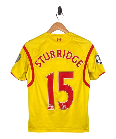 2014-15 Liverpool Champions League Away Shirt Sturridge 15 (XLB)