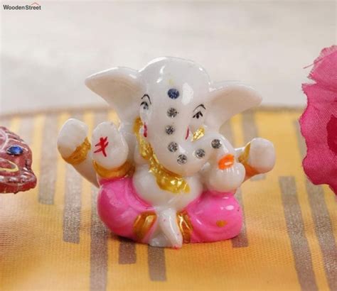 Buy Handpainted Lord Ganpati Decorative Idol Online in India at Best ...