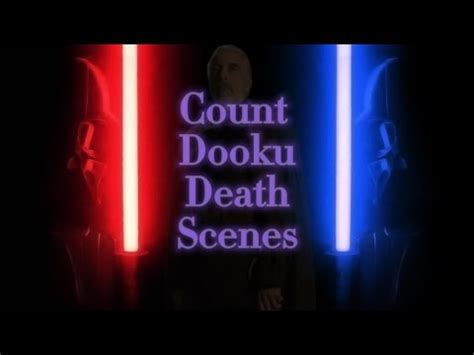 Every Count Dooku Death Scene. - YouTube