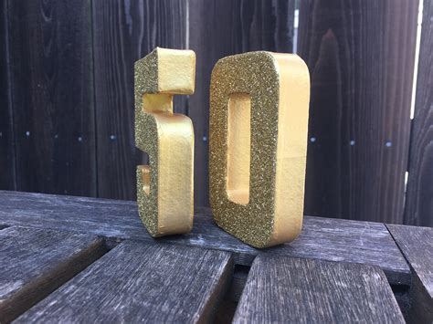 Number 50 Cake Topper, Cake Topper, Number 50 Photo Prop, 50th Birthday, 50th Anniversary, Gold ...