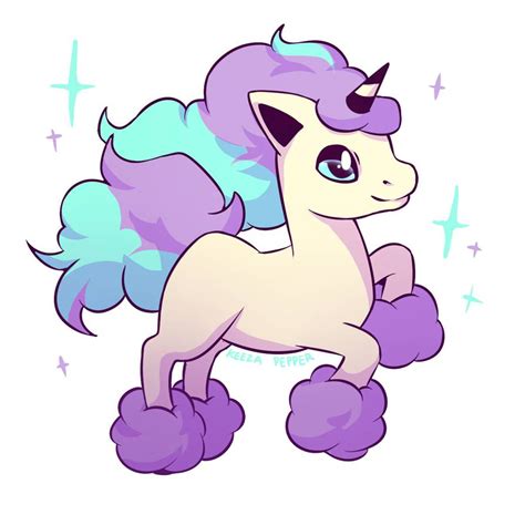 Galarian Ponyta by KeezaPepper on DeviantArt Pokemon Party, All Pokemon, Pokemon Fan Art ...