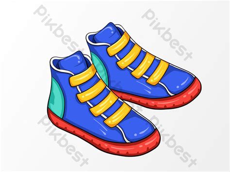 Drawing Shoes Cartoon Image Elements PNG Images | PSD Free Download ...