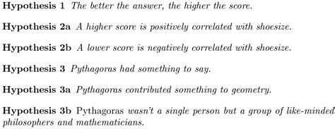 Examples Of Well Written Hypothesis : A Strong Hypothesis