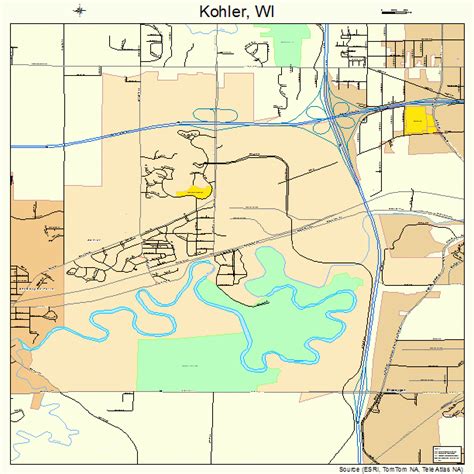 Map Of Kohler Wisconsin