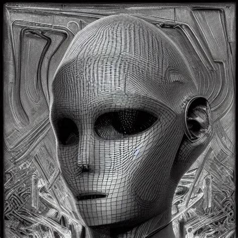 3 d chromium and graphite render of a cyborg machina - | Stable Diffusion | OpenArt