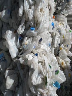 Baled plastic milk bottles | Sustainable Initiatives Fund Trust | Flickr