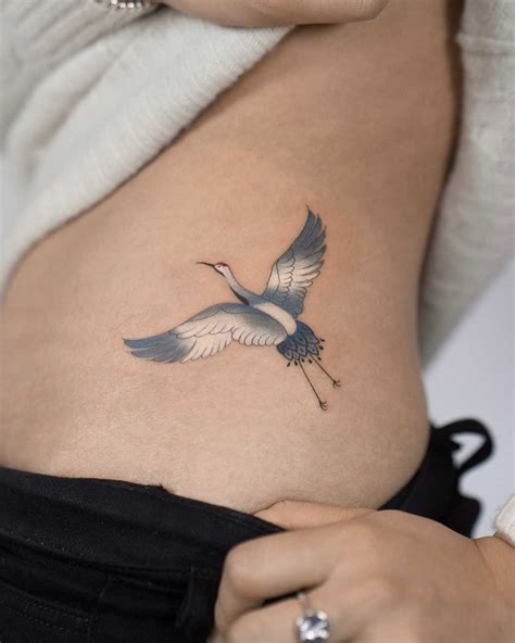 Crane by Rey Jasper - Tattoogrid.net