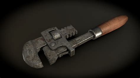 Wrench - Download Free 3D model by DAR_win [9cf4c13] - Sketchfab