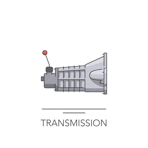 Premium Vector | Car transmission icon Manual or automatic gearbox Outline colorful icon on ...