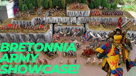 Warhammer the old world! Bretonnia army showcase! - YouTube