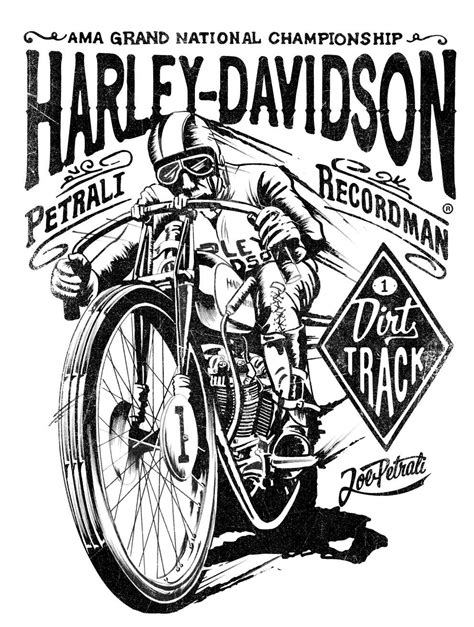 Harley Davidson Tee iIlustrations | Harley davidson posters, Harley davidson, Harley davidson art