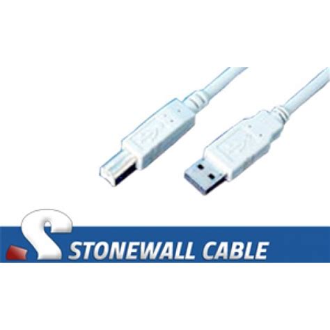 USB AB Cable 10' - Stonewall Cable