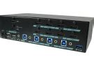 4 Ports 4K Dual Monitor HDMI KVM Switch with Audio and USB 3.2 Gen 1 - MKAG-E3124