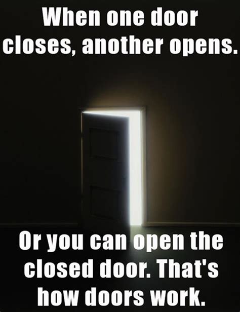 Funny Quotes About Closed Doors. QuotesGram