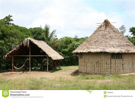 Indian huts. Huts in indian village in Venezuela, Rio Caura #Sponsored ...