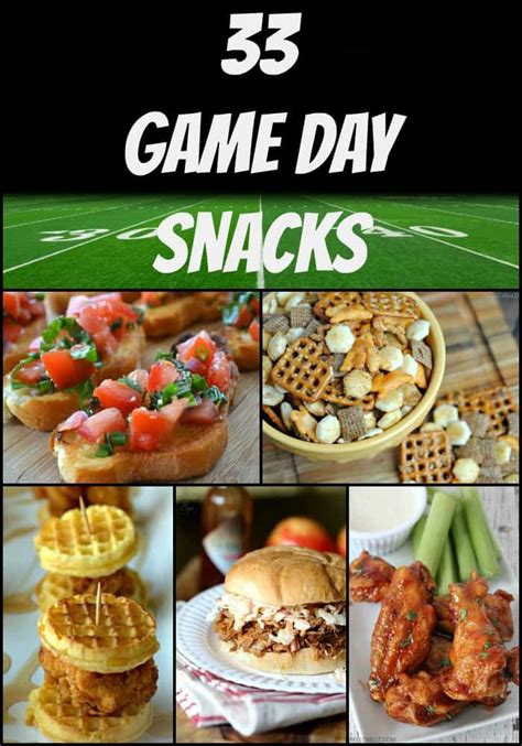 33 Game Day Snacks - Teaspoon Of Goodness