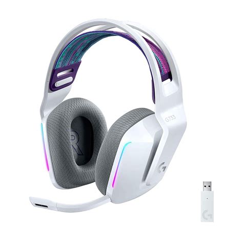 Game One - Logitech G733 Lightweight Wireless RGB Gaming Headset [White ...