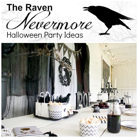 The Raven Nevermore Halloween Party - DIY Show Off ™ - DIY Decorating and Home Improvement ...