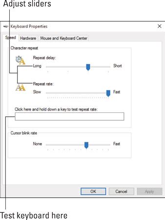 How to Control the Keyboard on Your PC - dummies