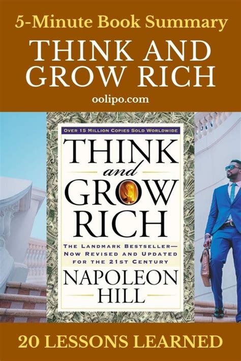 Think and Grow Rich Summary (5 Minutes): 20 Lessons Learned & PDF