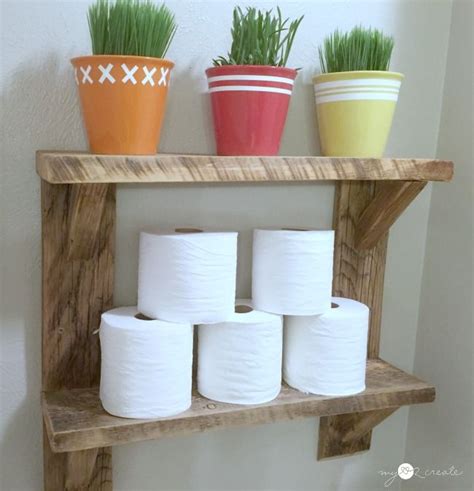 Easy to Build Wood Shelves made from reclaimed wood, full picture ...