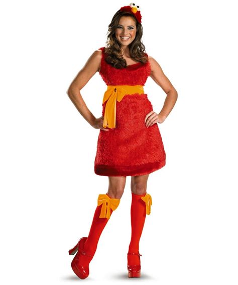 Adult Elmo Sassy Sesame Street Sexy Costume - Women Costumes