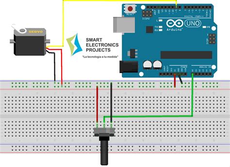 Servo Motor Arduino Circuit Pinout Proteus Library – NBKomputer