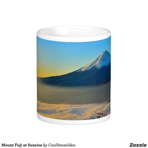 Mount Fuji at Sunrise Coffee Mug | Zazzle.com | Sunrise coffee, Mount fuji, Mugs