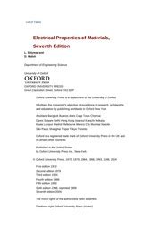 Electrical Properties of Materials : Free Download, Borrow, and ...