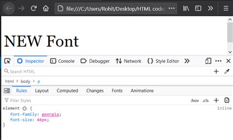 How to change font style in HTML | HTML font style examples - EyeHunts