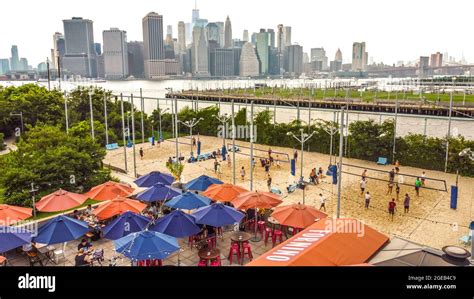 Brooklyn Bridge Park - Pier 6 - Beach Volleyball Courts, Brooklyn, New ...