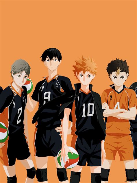 Haikyuu - Karasuno Team 4K wallpaper download