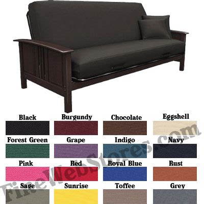 Futon Cover Solid Color Cotton Duck