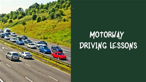 Motorway Driving Lessons: How to Drive A Car Safely