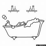 Bath Coloring Bubble Pages Rubber Duck Time Printable Baby Bubbles Kids  sketch template